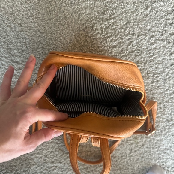 Stylish Orange Mini Backpack - Picture 3 of 3